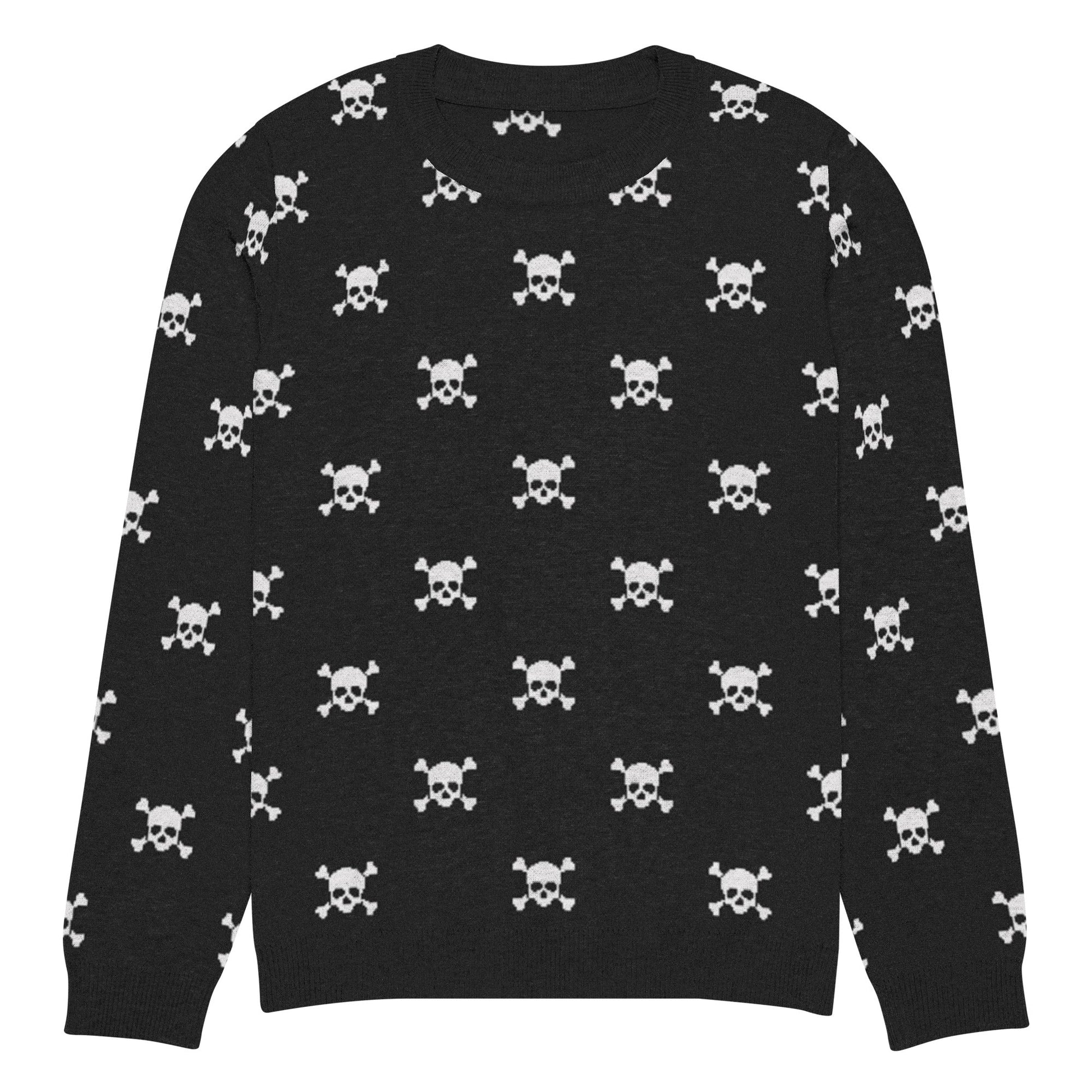 Pirate Knitted Crew Neck Sweater - Graphic Punks