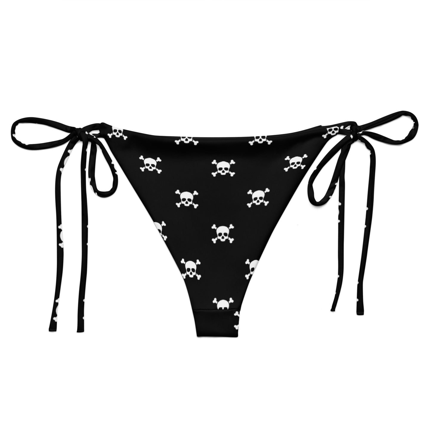 Pirate Skull String Bikini Bottom - Graphic Punks