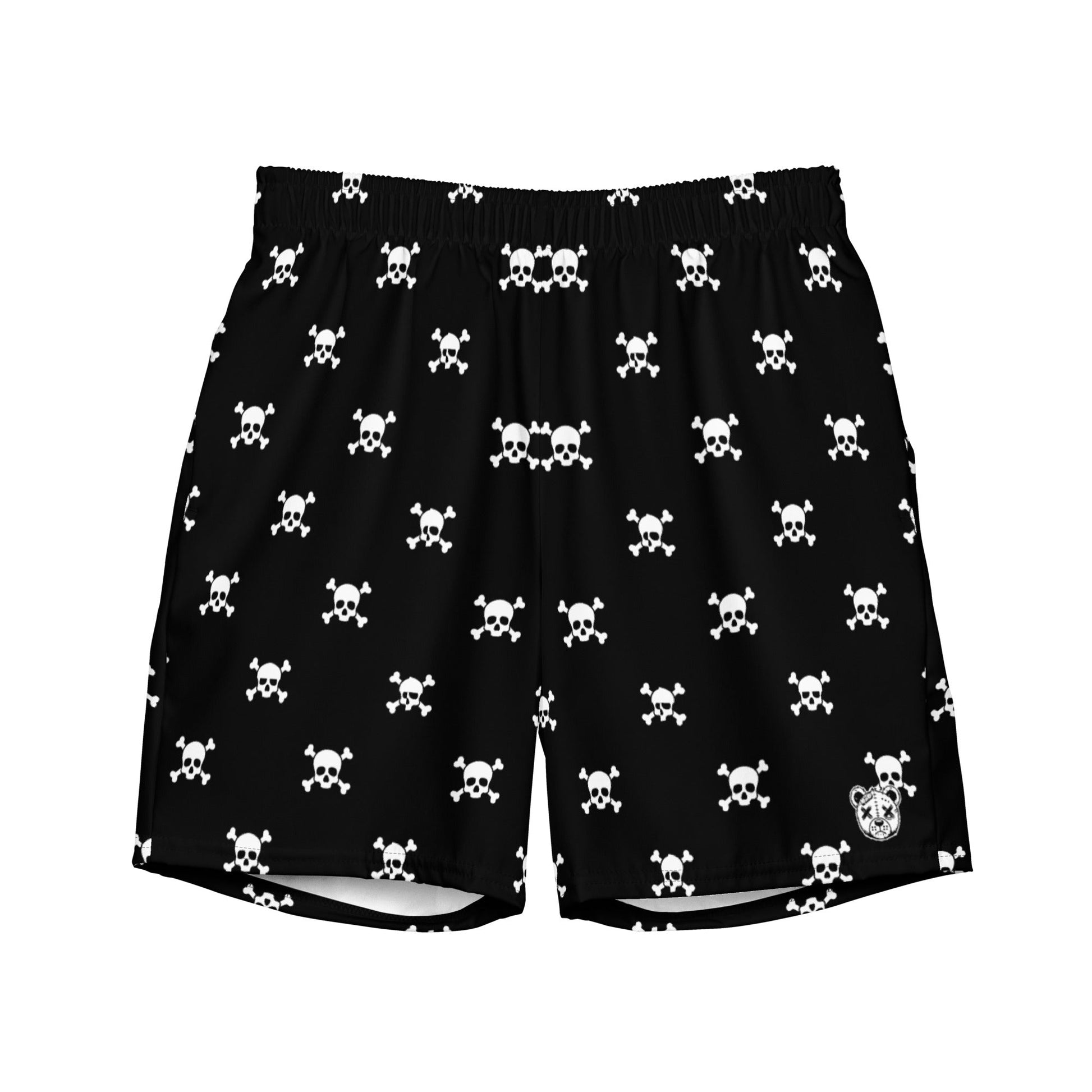 Pirate Skull Swim Trunks - Graphic Punks