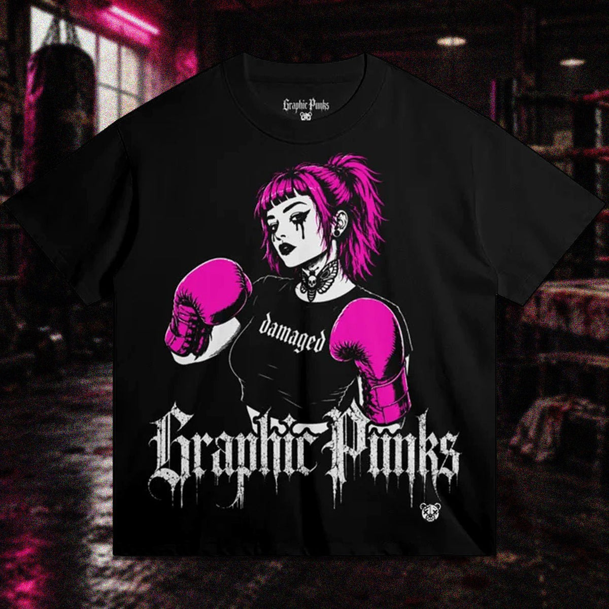 Pretty Violent Oversized Tee - Graphic Punks