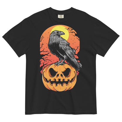 Pumpkin Crow Garment - Dyed Heavyweight T-Shirt - Graphic Punks