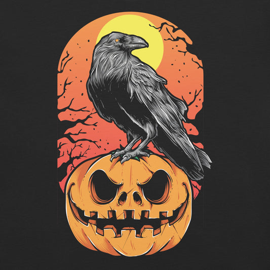 Pumpkin Crow Garment - Dyed Heavyweight T-Shirt - Graphic Punks