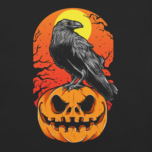 Pumpkin Crow Garment - Dyed Heavyweight T-Shirt - Graphic Punks