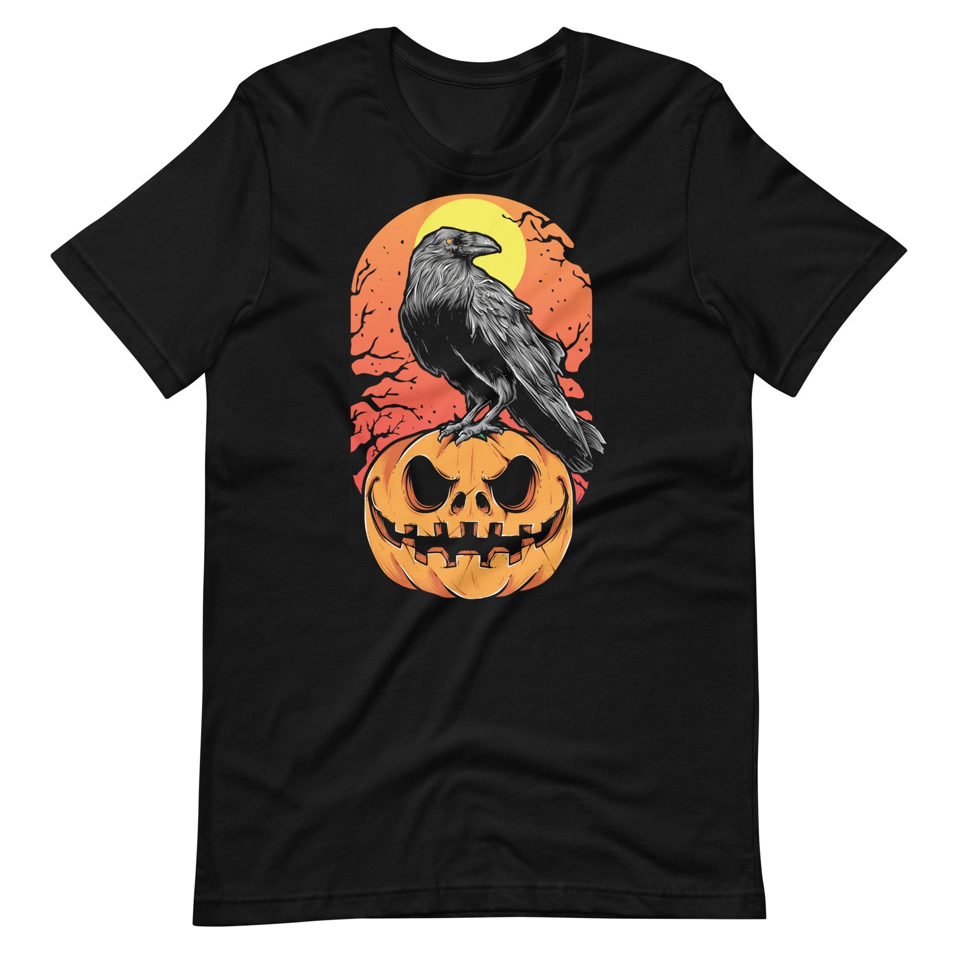 Pumpkin Crow Unisex t - shirt - Graphic Punks