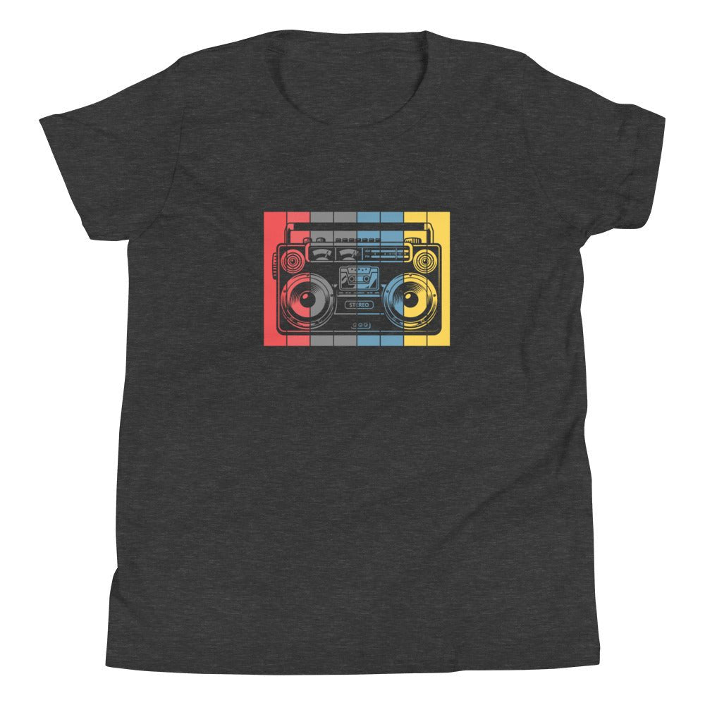 Retro Boom Box Youth Short Sleeve Tee - Graphic Punks