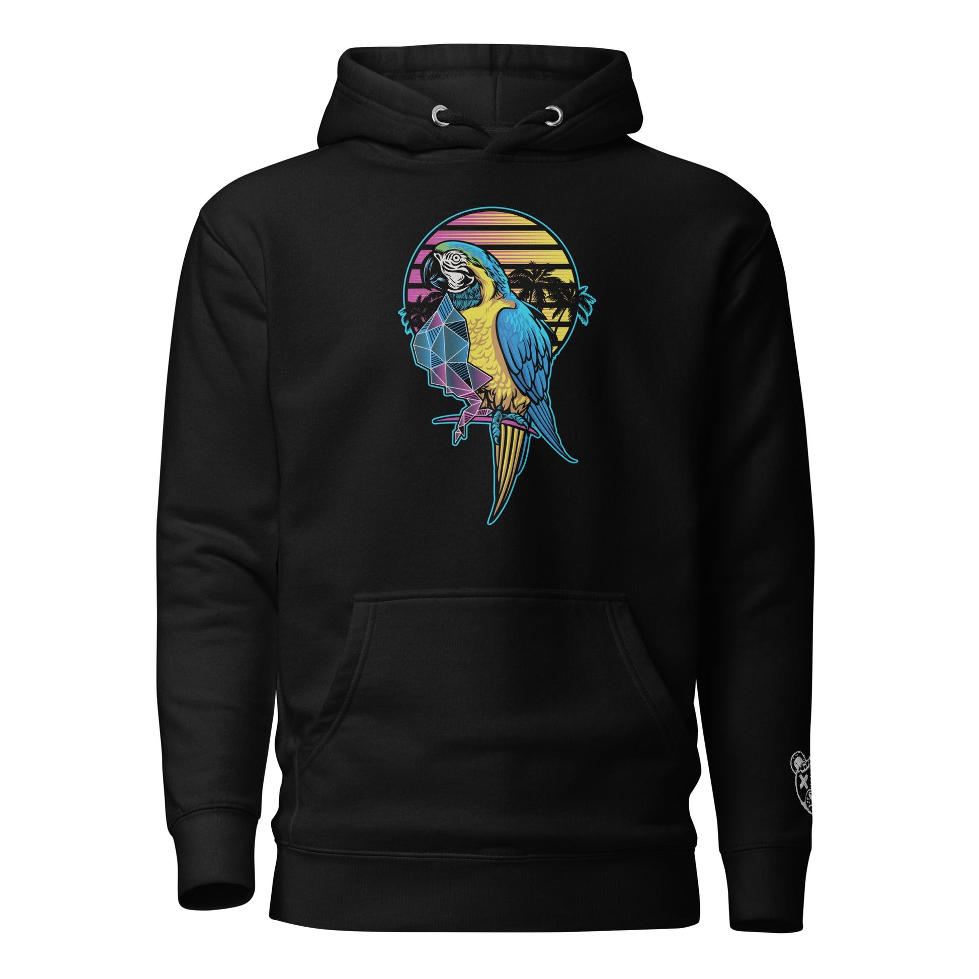 Retro Parrot Unisex Hoodie - Graphic Punks