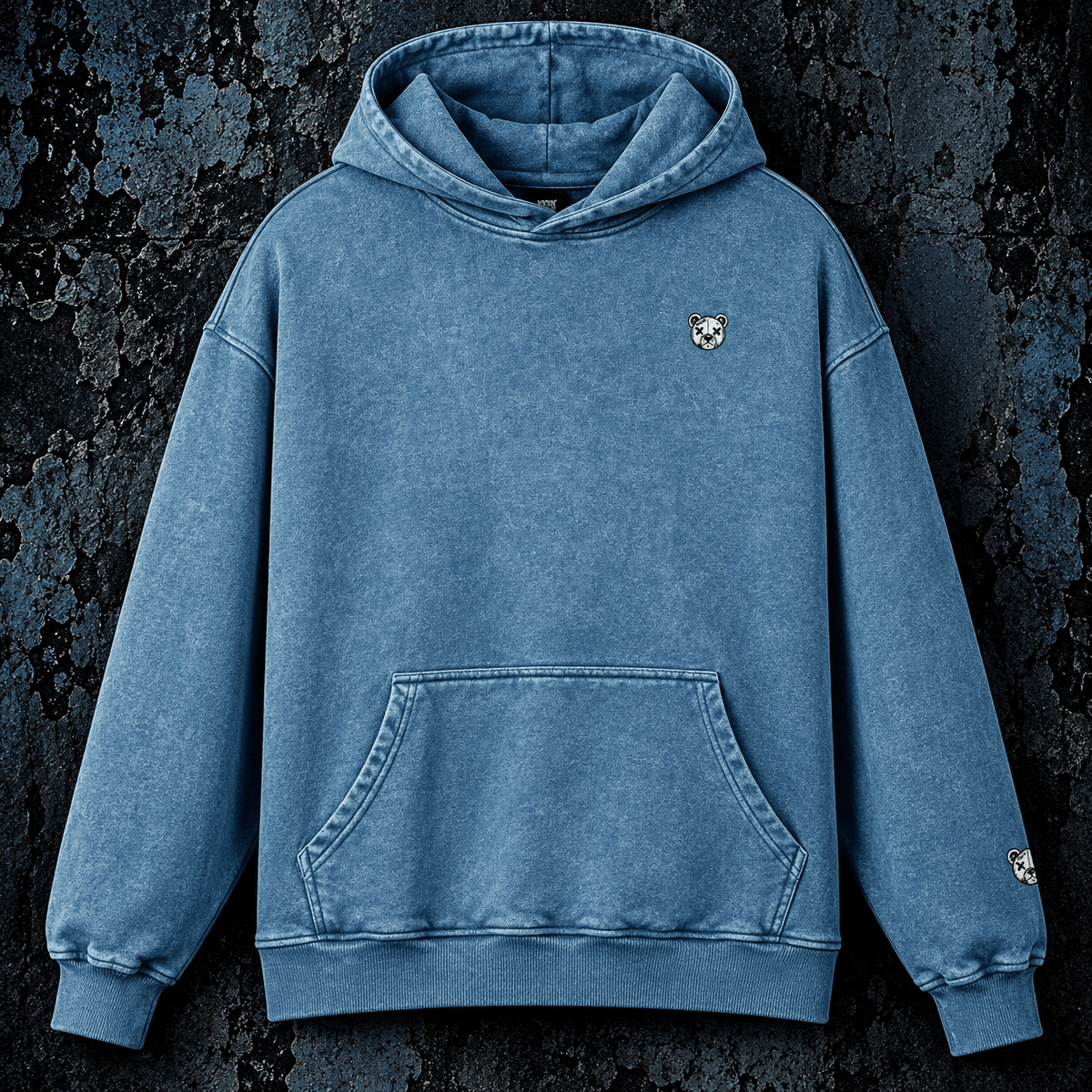 Sad Bear Heavyweight Oversized Hoodie - Graphic Punks