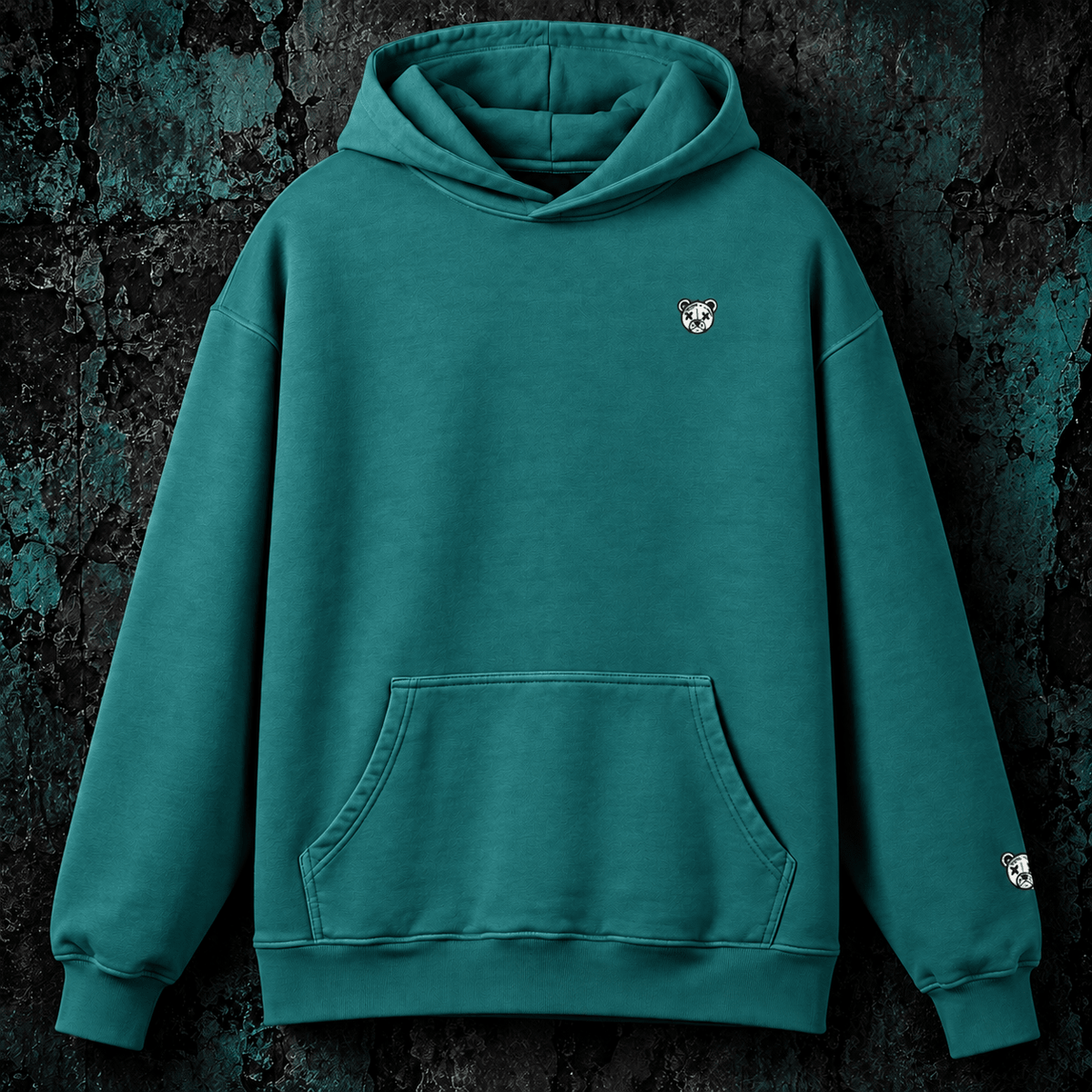 Sad Bear Heavyweight Oversized Hoodie - Graphic Punks