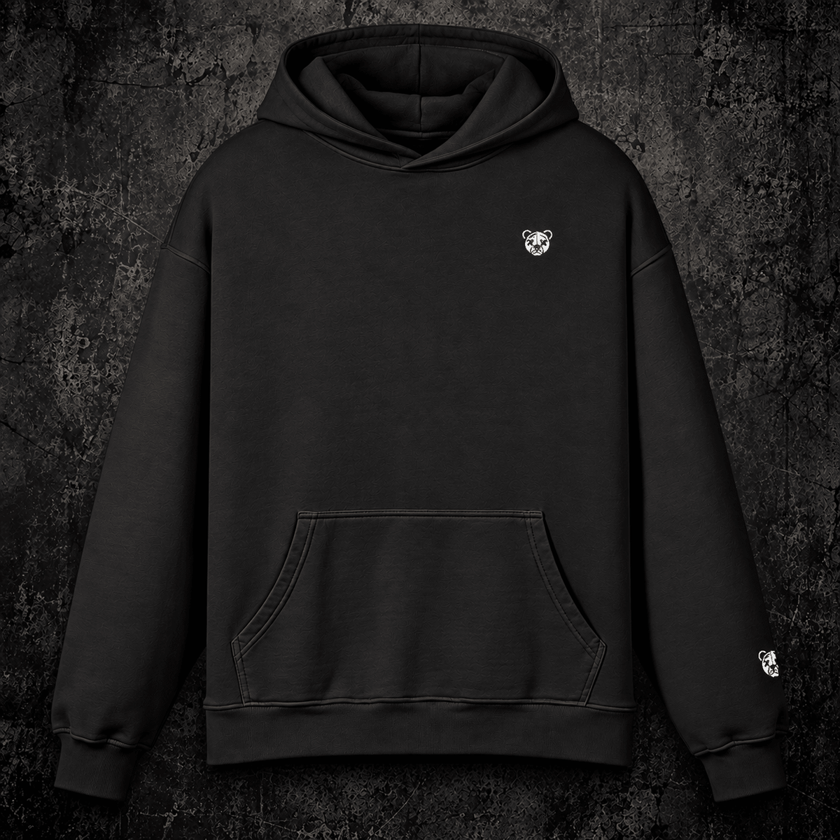 Sad Bear Heavyweight Oversized Hoodie - Graphic Punks