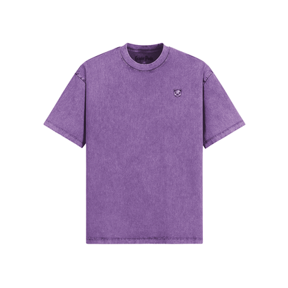 Sad Bear Snow Washed Oversized Tee - Graphic Punks