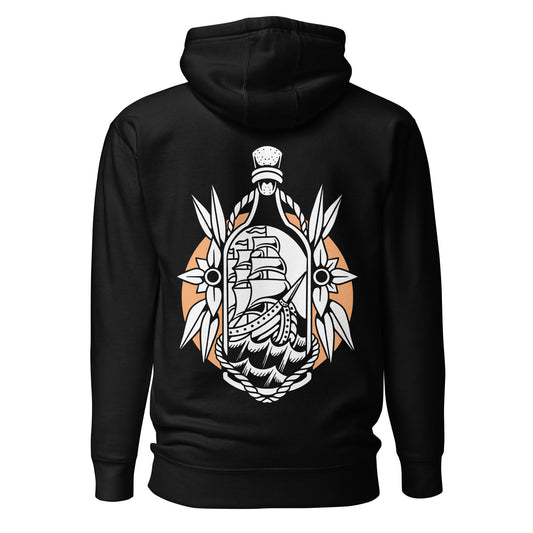 Ship in the Bottle Unisex Hoodie - Graphic Punks