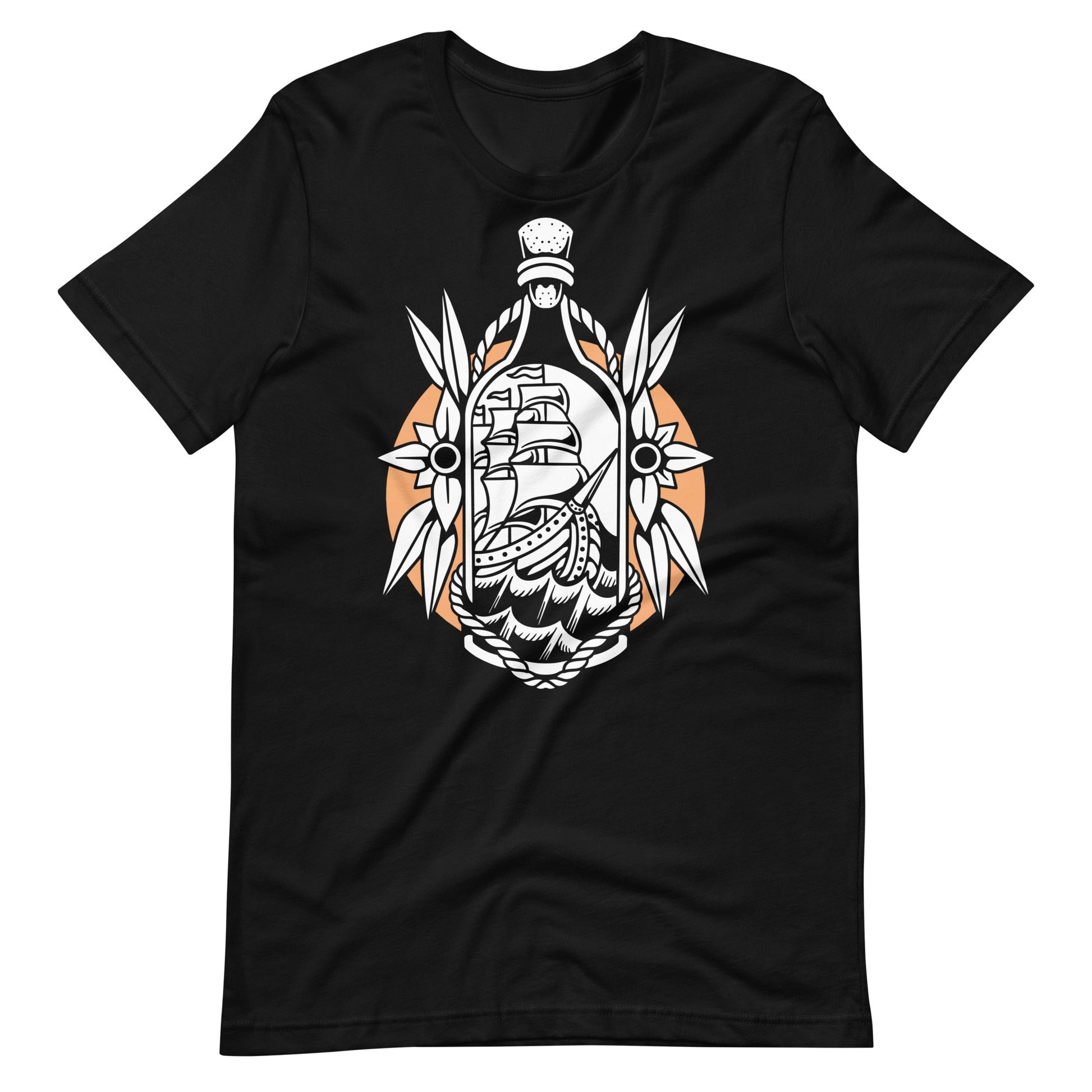 Ship in the Bottle Unisex t - shirt - Graphic Punks