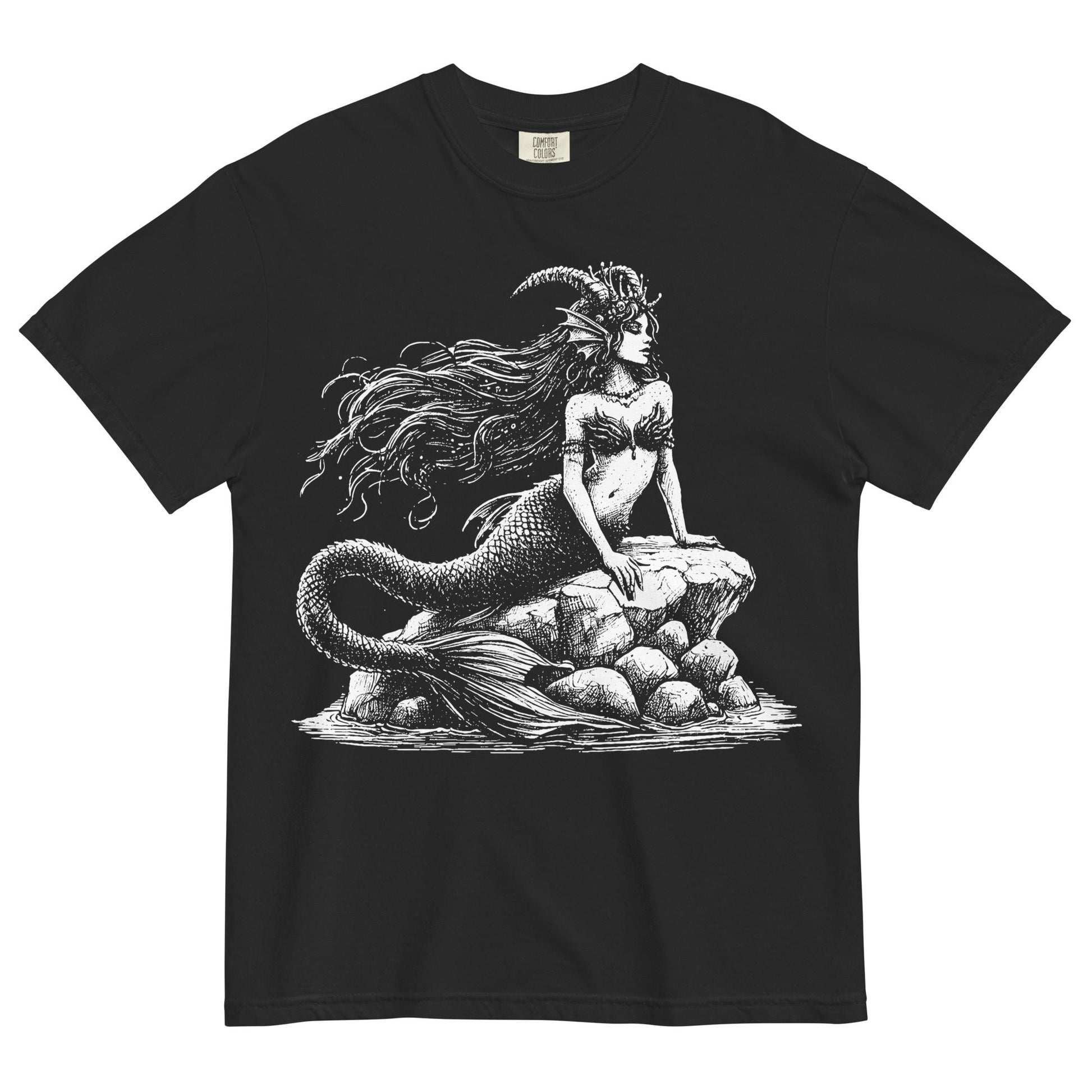 Siren Song Garment - Dyed Heavyweight T-Shirt - Graphic Punks