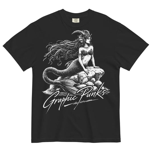 Siren Song Garment - Dyed Heavyweight T-Shirt - Graphic Punks