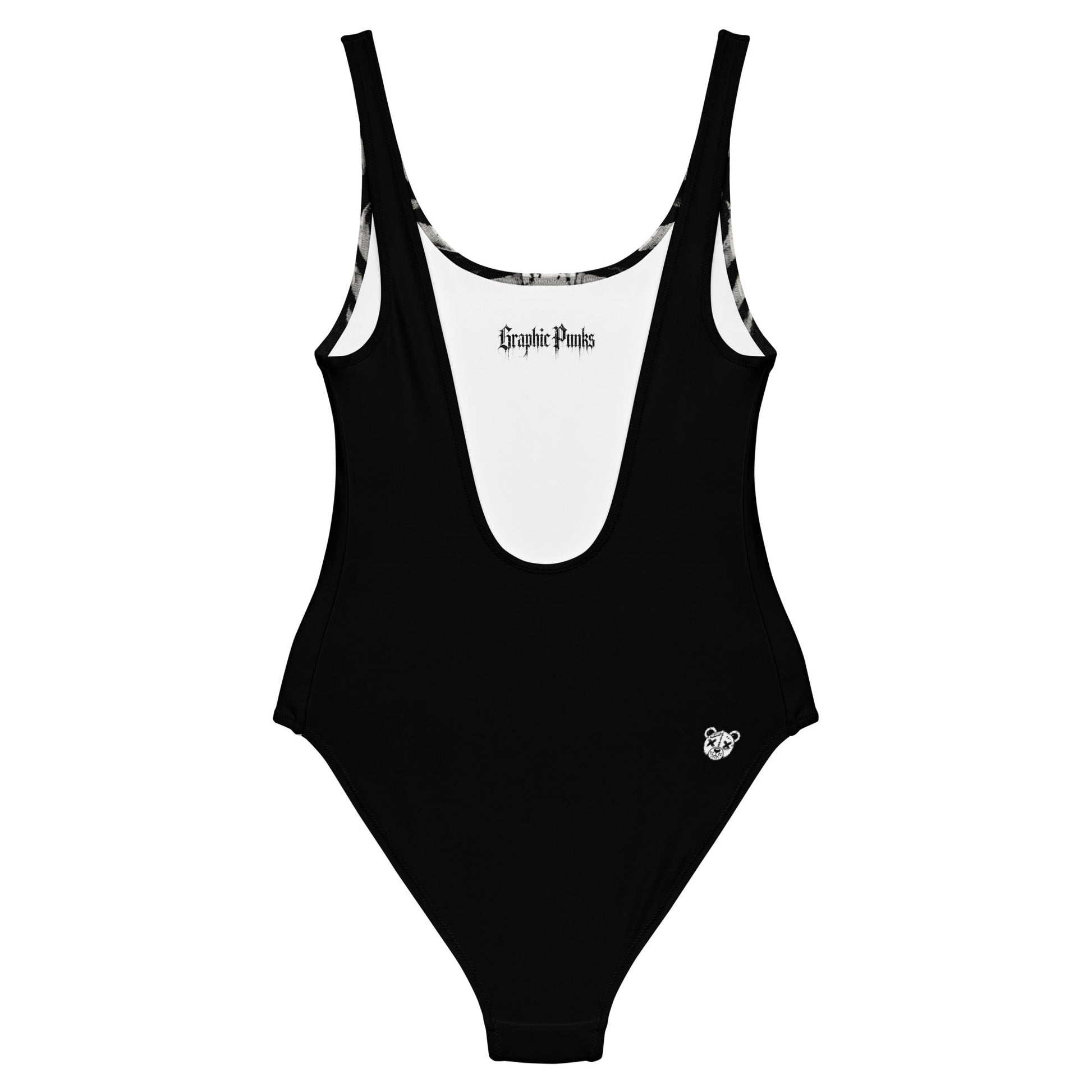 Skeleton One - Piece Swimsuit - Graphic Punks