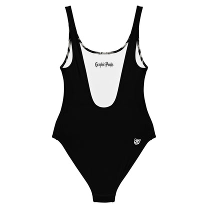 Skeleton One - Piece Swimsuit - Graphic Punks