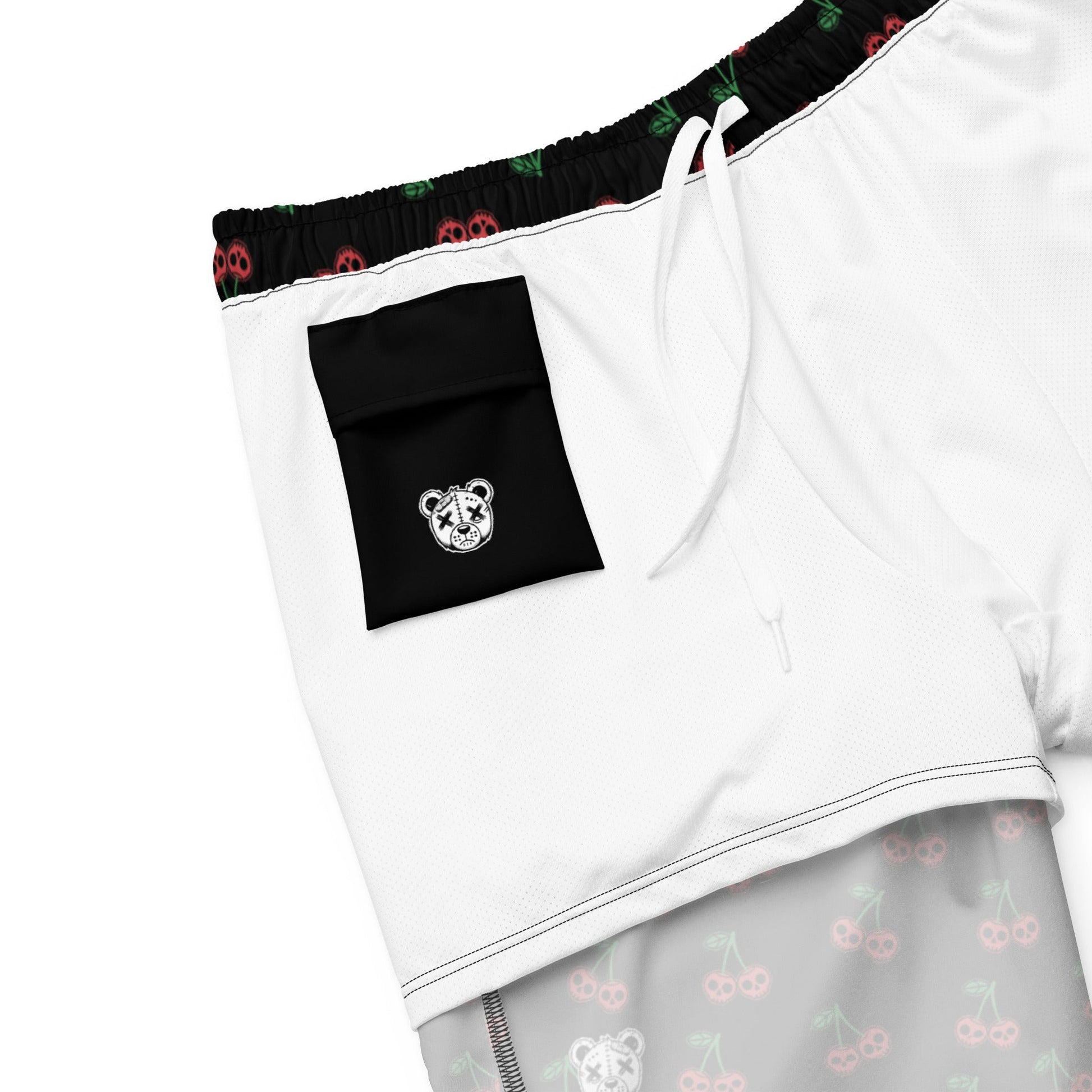 Skull Cherries Swim Trunks - Graphic Punks