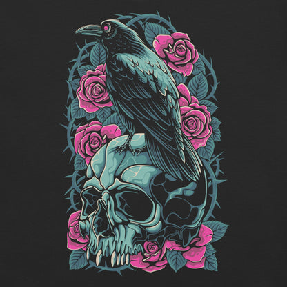 Skull & Crow Garment - Dyed Heavyweight T-Shirt - Graphic Punks