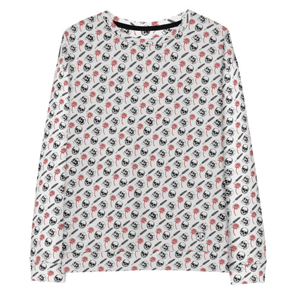 Skull Reader Cotton Sweatshirt - Graphic Punks