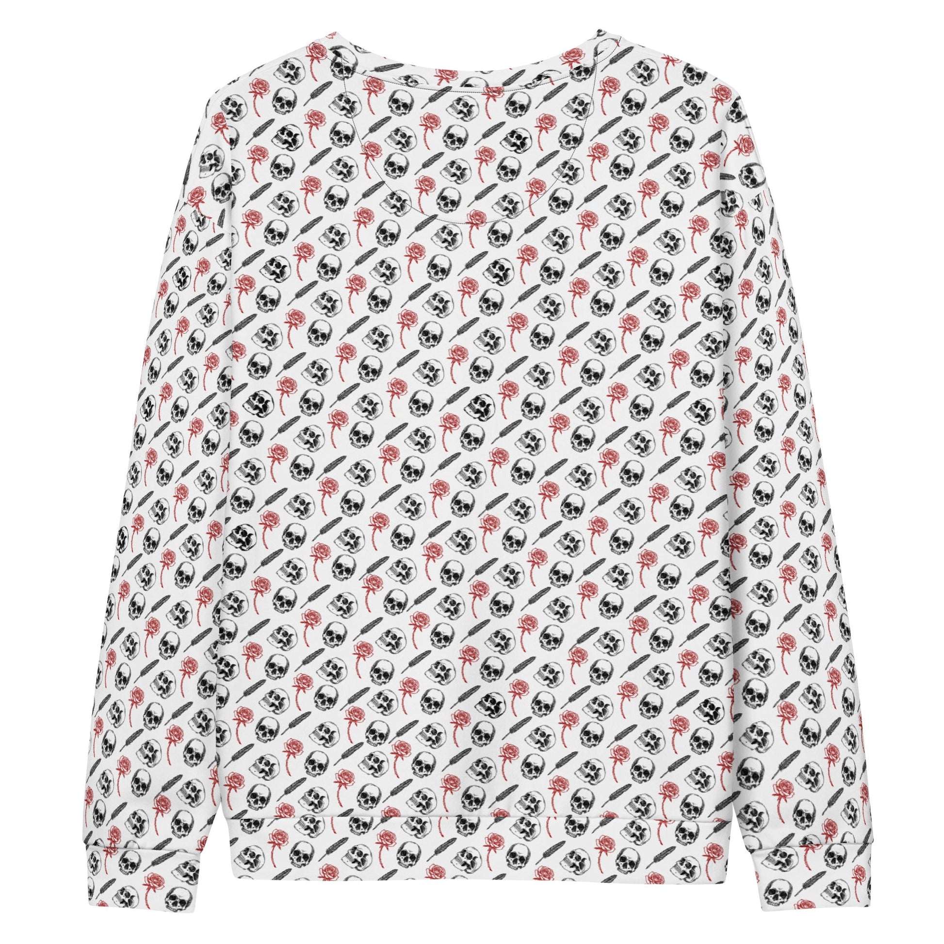 Skull Reader Cotton Sweatshirt - Graphic Punks