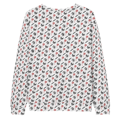 Skull Reader Cotton Sweatshirt - Graphic Punks