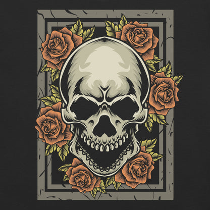 Skull & Roses Garment - Dyed Heavyweight T-Shirt - Graphic Punks