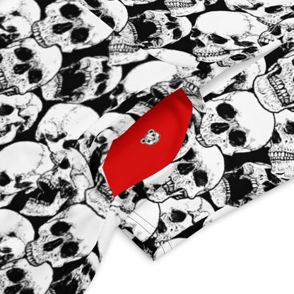 Skulls Long Sleeve Midi Dress - Graphic Punks