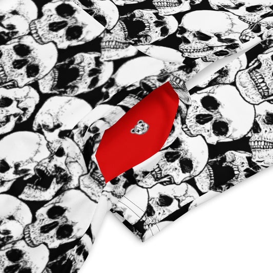 Skulls Long Sleeve Midi Dress - Graphic Punks