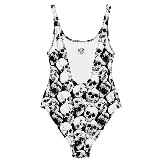 Skulls One - Piece Swimsuit - Graphic Punks
