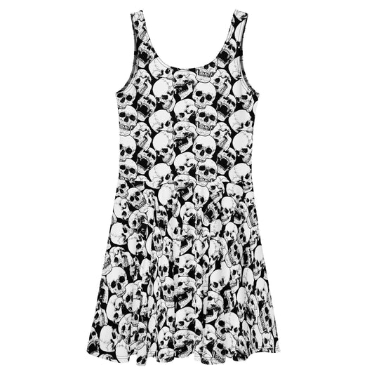 Skulls Skater Dress - Graphic Punks