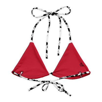 Skulls String Bikini Top - Graphic Punks
