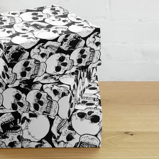 Skulls Wrapping Paper Sheets (Set of 3) - Graphic Punks