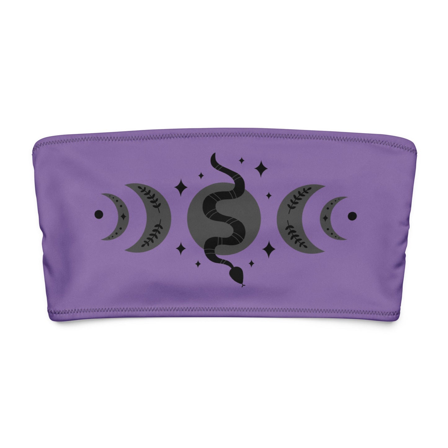 Snake & Moon Bandeau Top - Graphic Punks