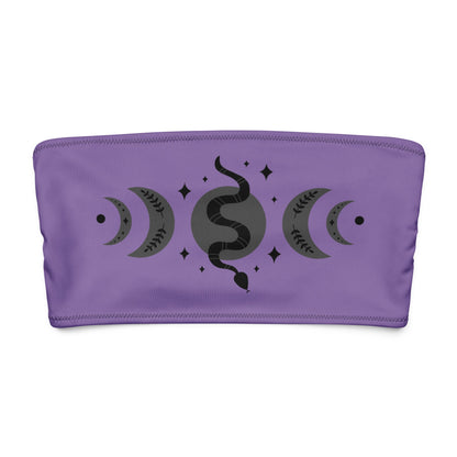 Snake & Moon Bandeau Top - Graphic Punks