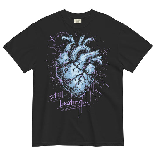 Still Beating Garment - Dyed Heavyweight T-Shirt - Graphic Punks