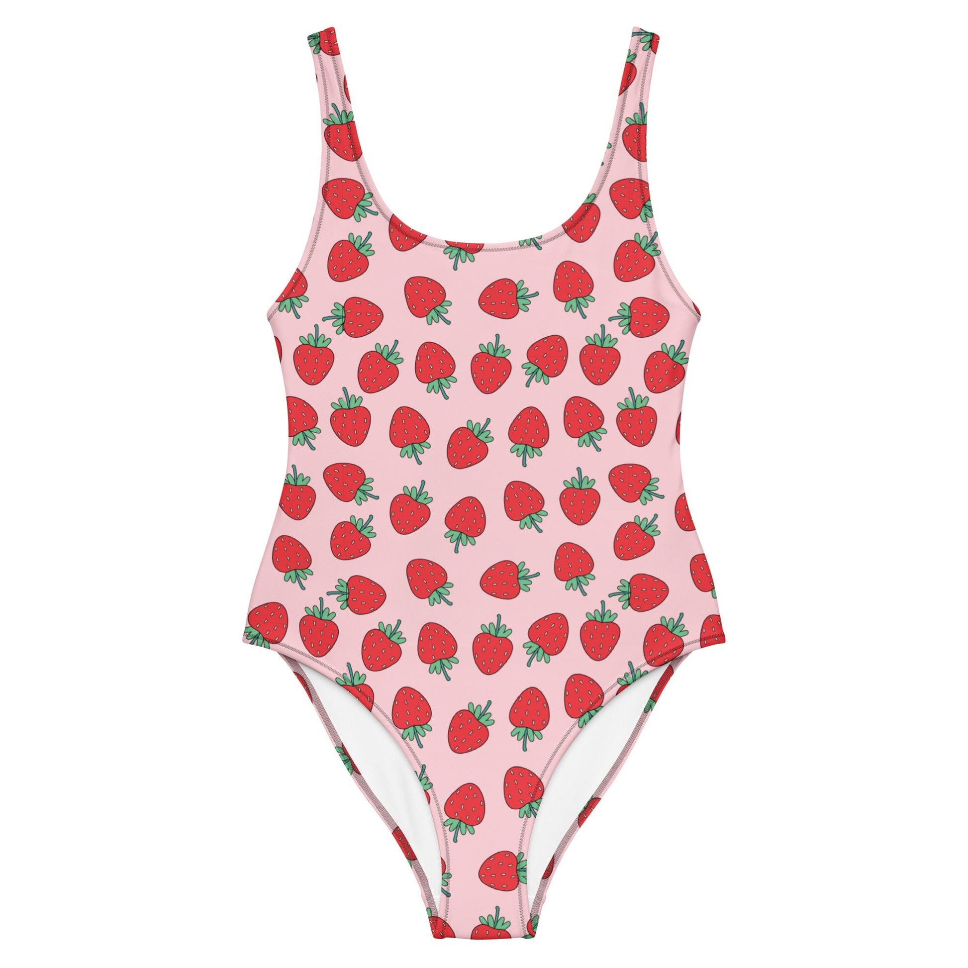 Strawberry Patch One - Piece Swimsuit - Graphic Punks