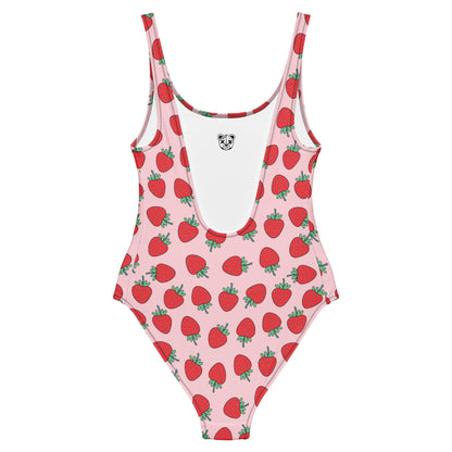 Strawberry Patch One - Piece Swimsuit - Graphic Punks