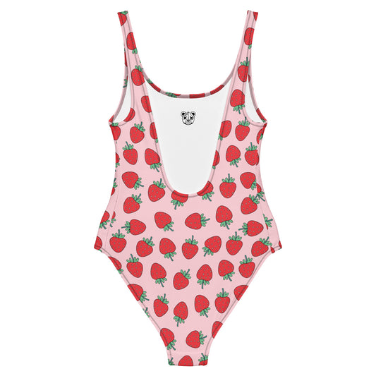 Strawberry Patch One - Piece Swimsuit - Graphic Punks