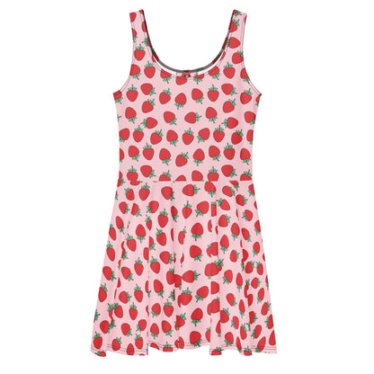 Strawberry Patch Skater Dress - Graphic Punks