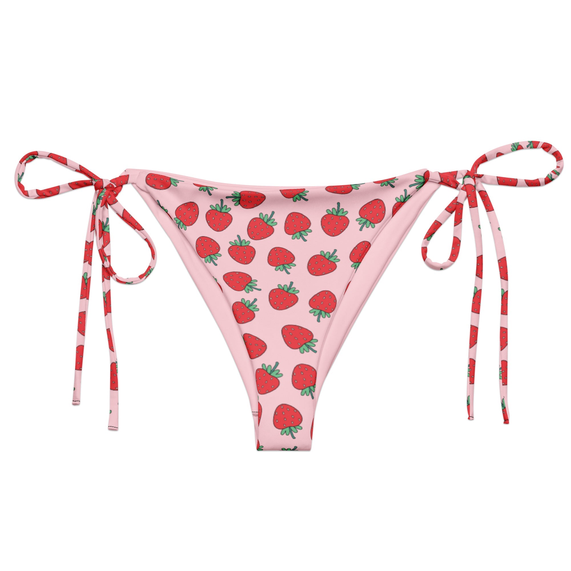 Patch String Thing Strawberry Patch Bikini Bottoms – Graphic Punks