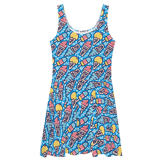 Summer Treat Skater Dress - Graphic Punks