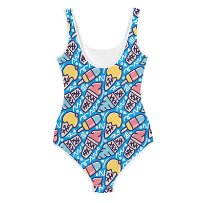 Summer Treat Youth Swimsuit - Graphic Punks