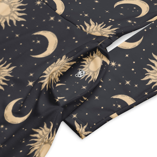 Sun and Moon Long Sleeve Midi Dress - Graphic Punks
