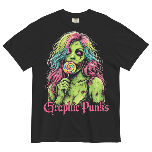 Sweet Decay Garment - Dyed Heavyweight T-Shirt - Graphic Punks