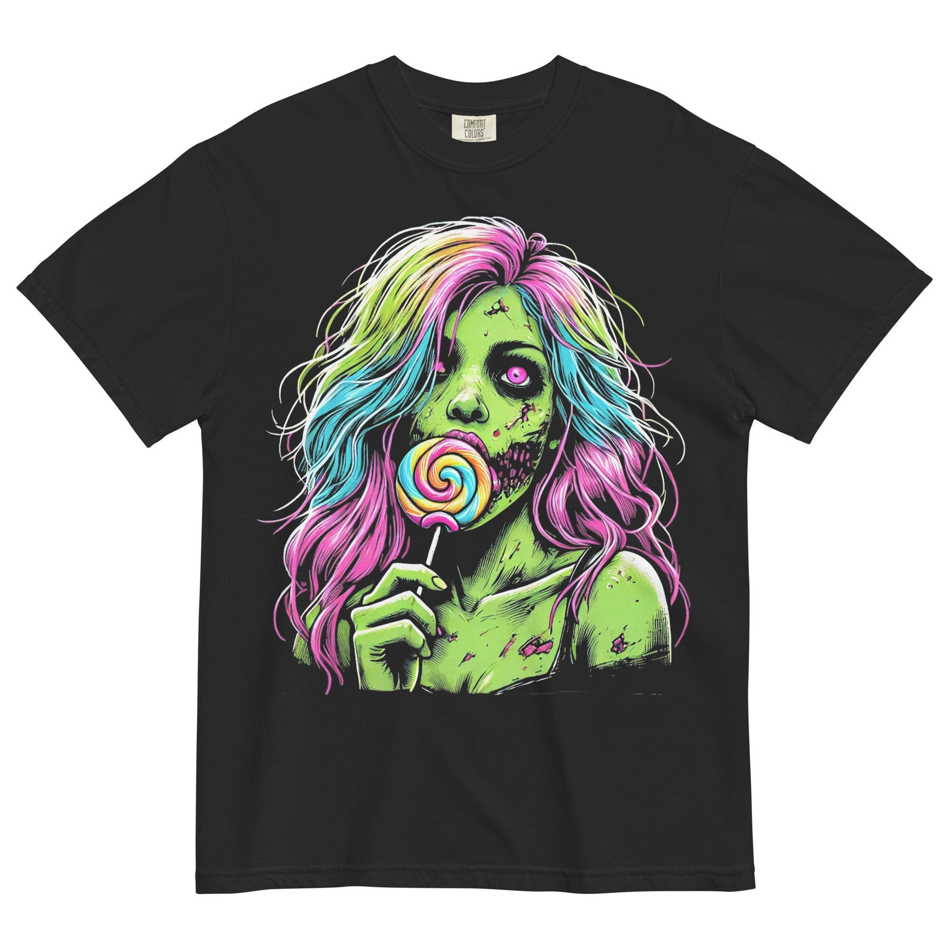 Sweet Decay Garment - Dyed Heavyweight T-Shirt - Graphic Punks