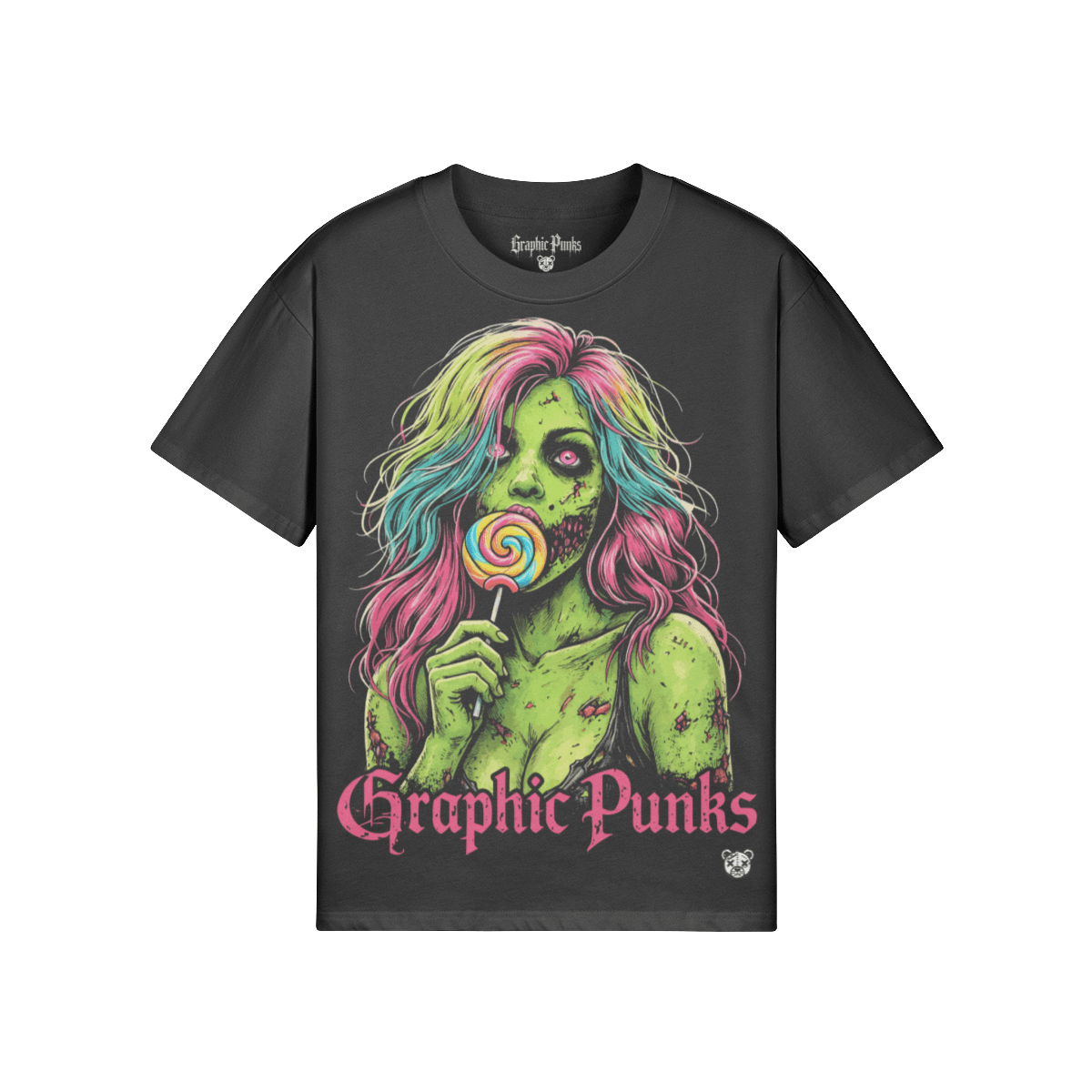 Sweet Decay Oversized Tee - Graphic Punks