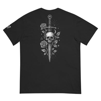 Sword & Skull Garment - Dyed Heavyweight T-Shirt - Graphic Punks