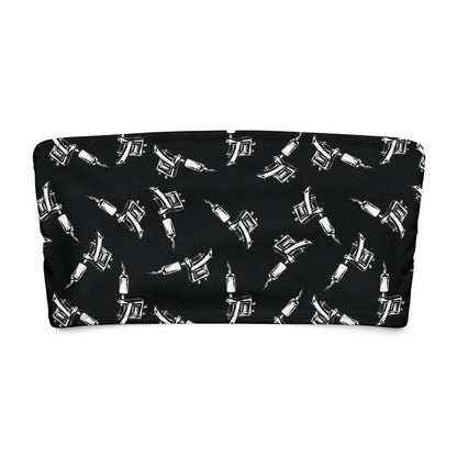 Tattoo Machine Bandeau Bikini Top - Graphic Punks