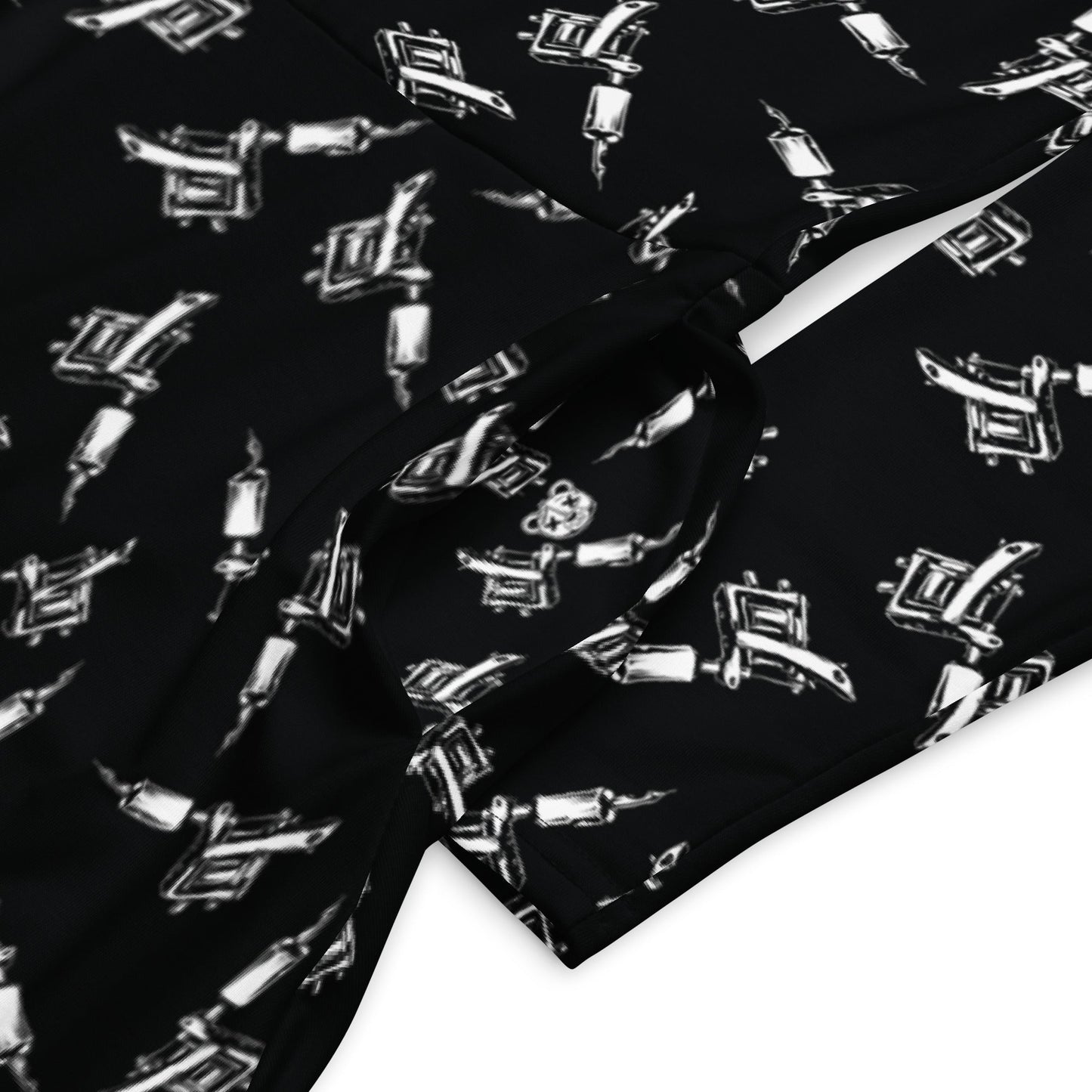Tattoo Machine Long Sleeve Midi Dress - Graphic Punks