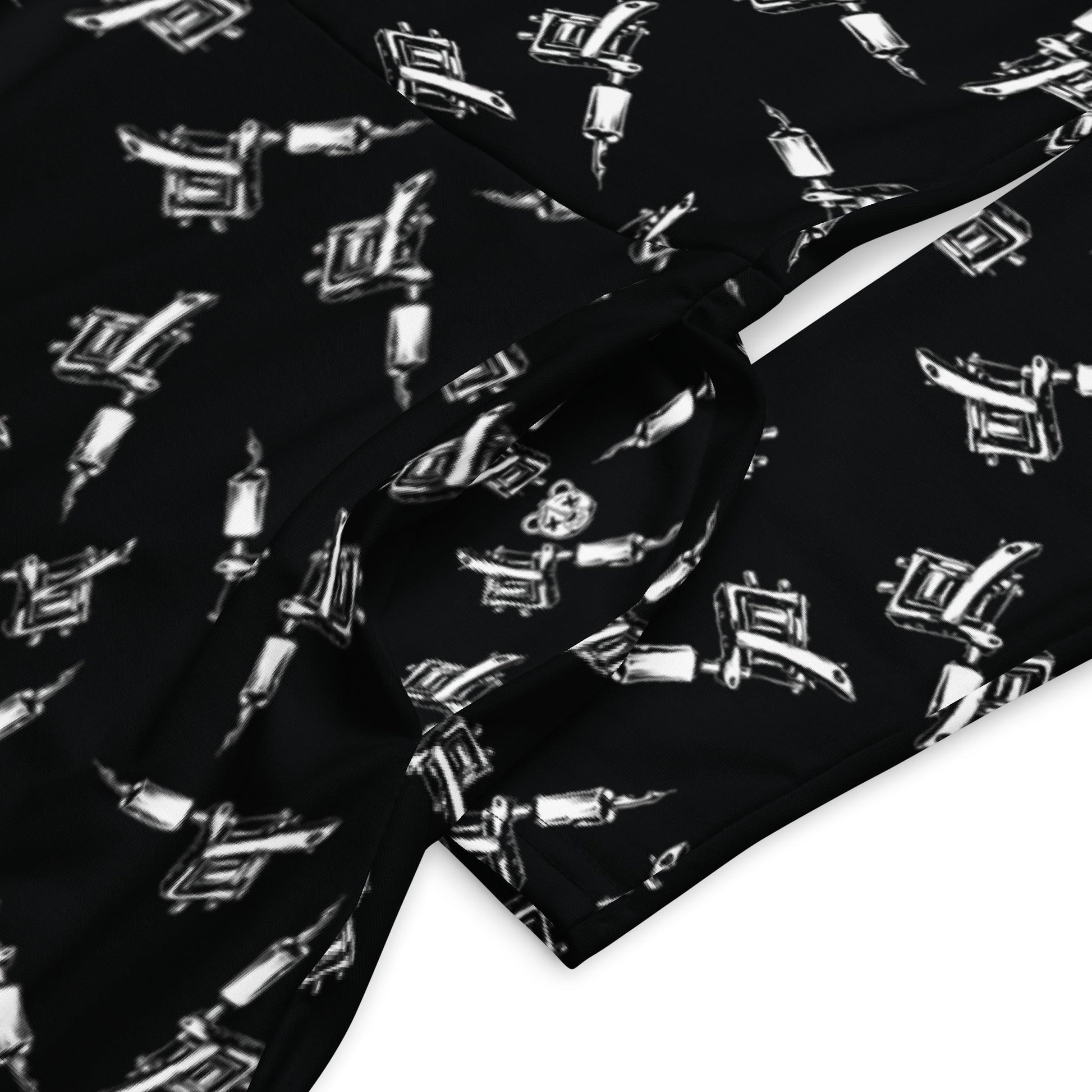 Tattoo Machine Long Sleeve Midi Dress - Graphic Punks